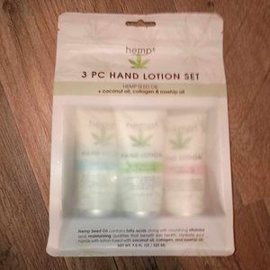 Hemp+ Hemp Seed Oil Hand Lotion Set 3-Piece